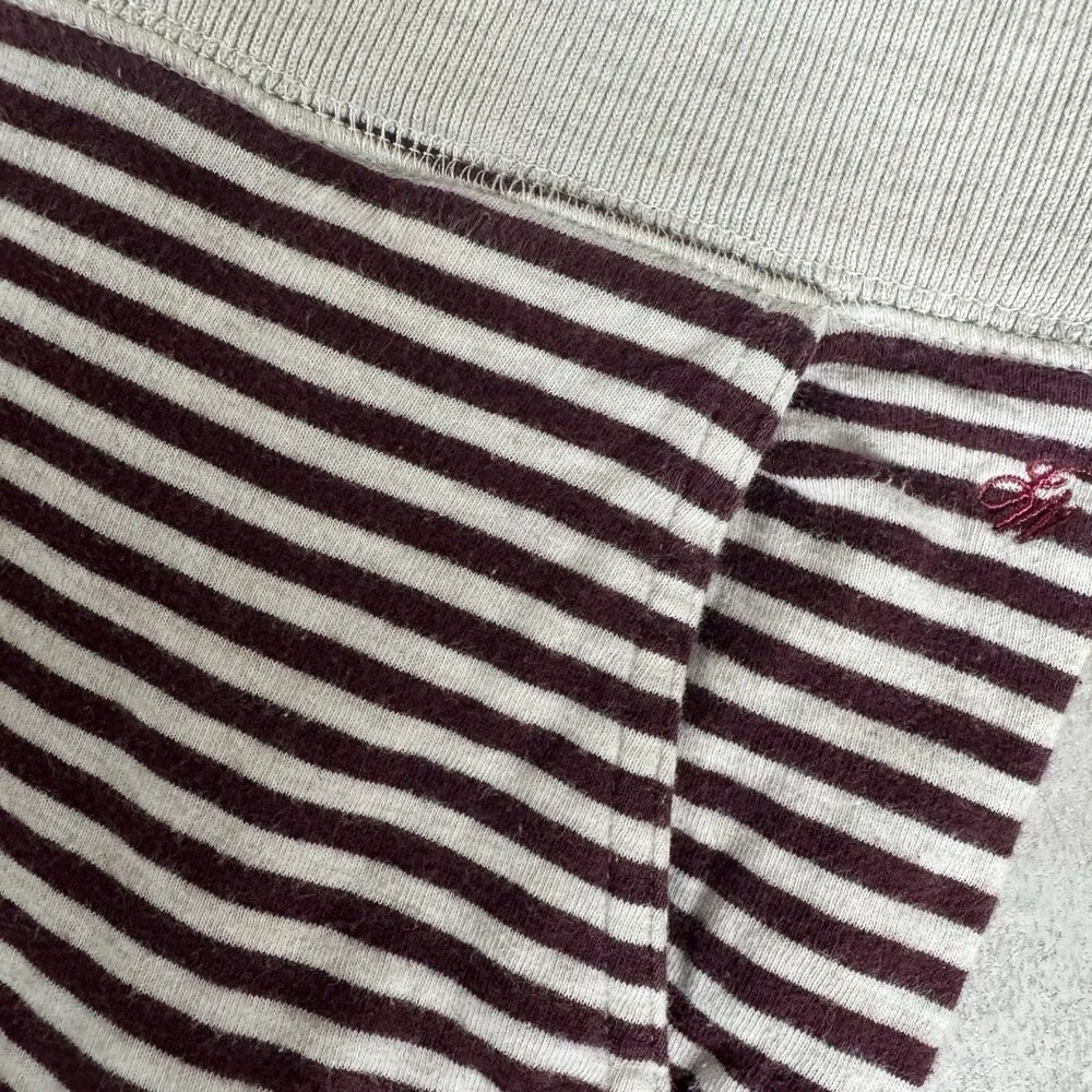 Jack Wills University Outfitters Women’s Striped Joggers Sz 10 Chill‎ Leisure